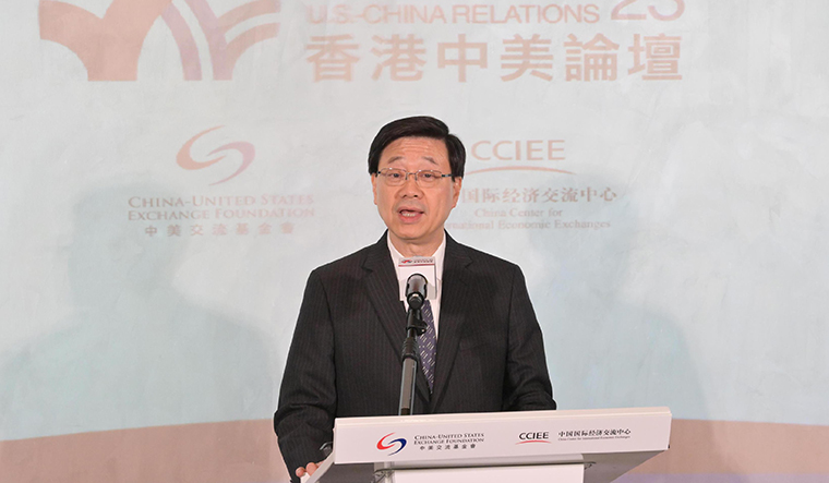 Speech by CE at Hong Kong Forum on US-China Relations 2023 Welcome Dinner