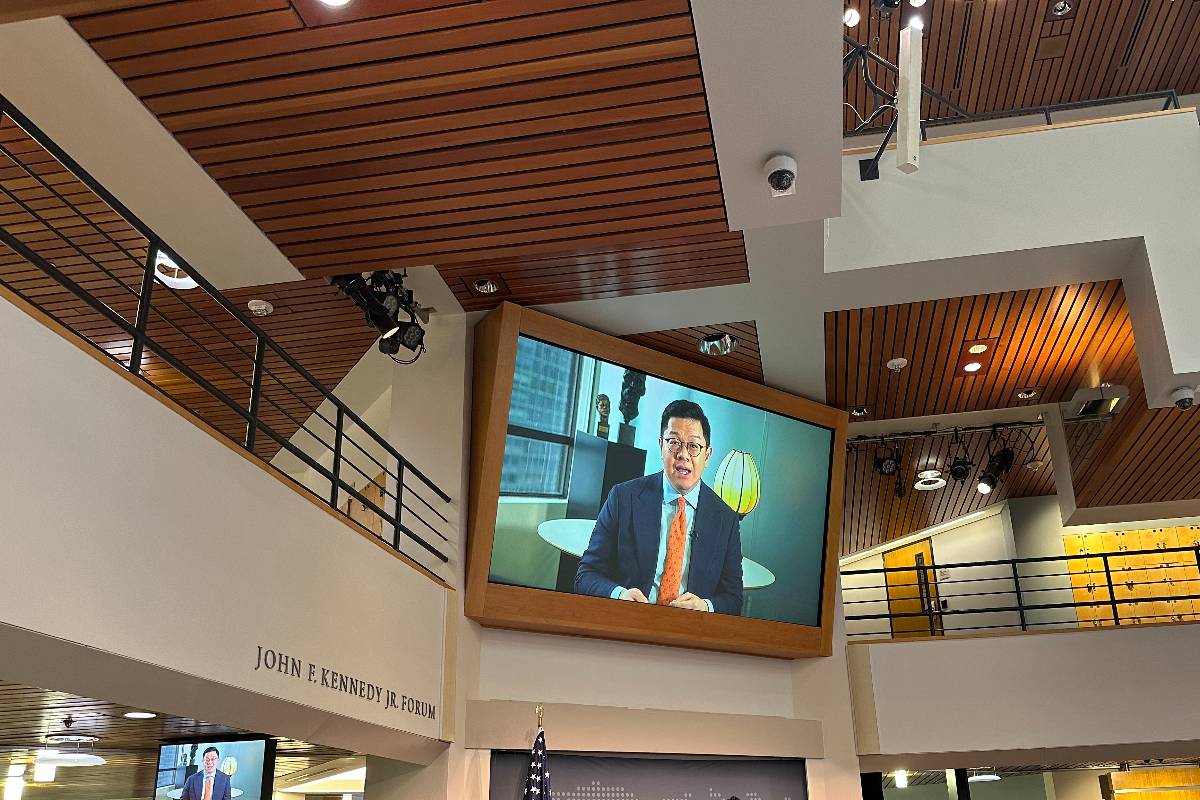 China-United States Exchange Foundation President James Chau Speaks at Harvard Kennedy School China Conference