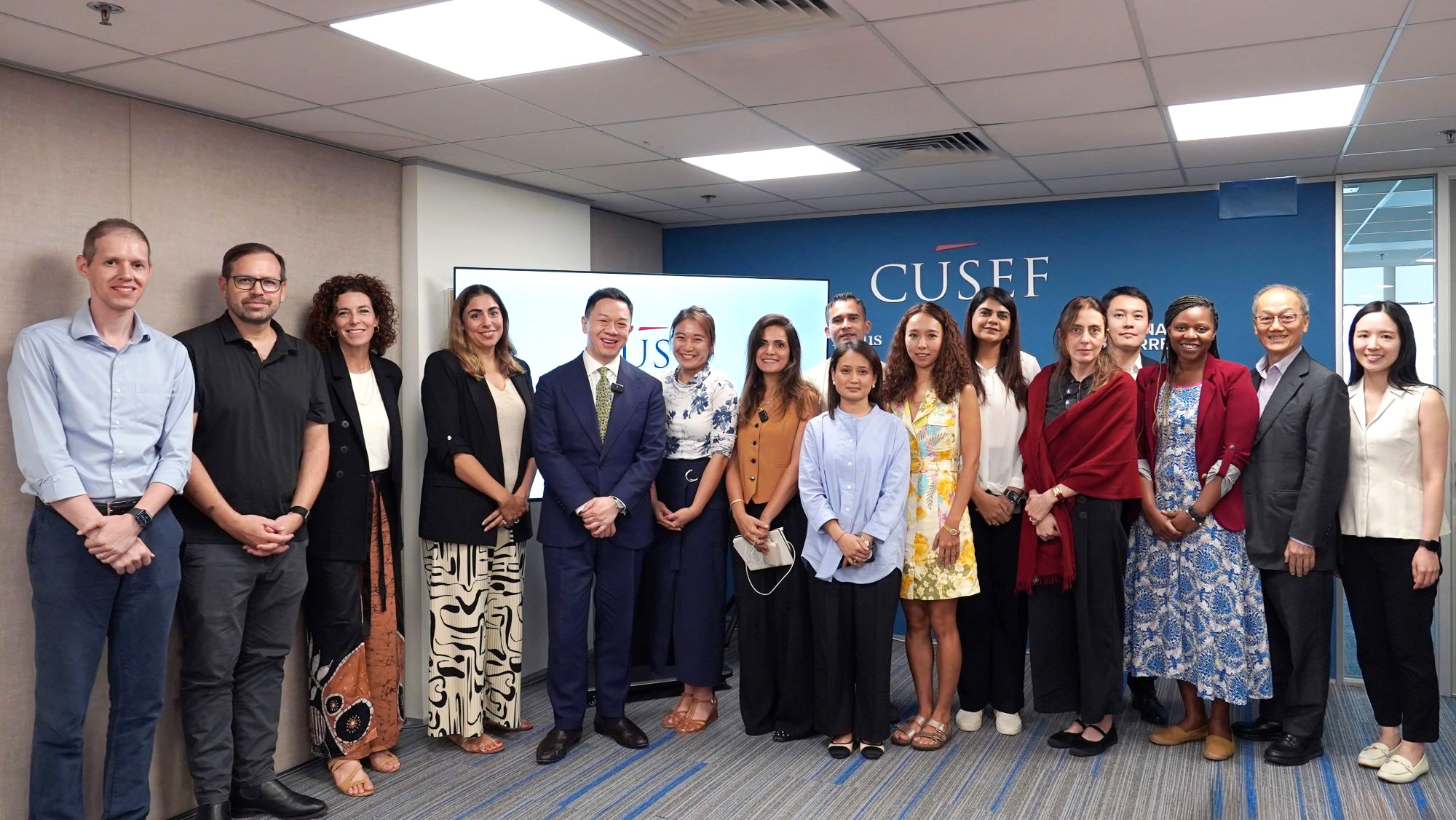 CUSEF Hosts AsiaGlobal Fellows from HKU for Dialogue on Global Affairs