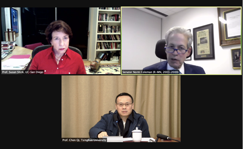 Assessing the Biden-Xi Virtual Summit: A Conversation with Senator Norm Coleman and Professor Chen Qi